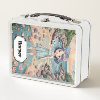 Beachcomber's Bliss Personalised Metal Lunch Box