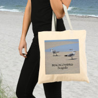 Beachcombing Seagulls Customisable Beach