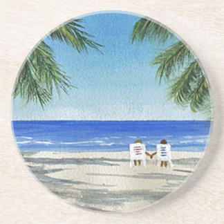 BeachCouple Z.jpg Coaster