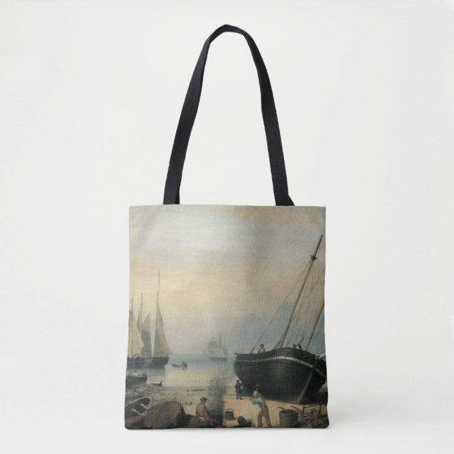 Beached for Repairs, Duncan's Point, Gloucester Tote Bag (Front)
