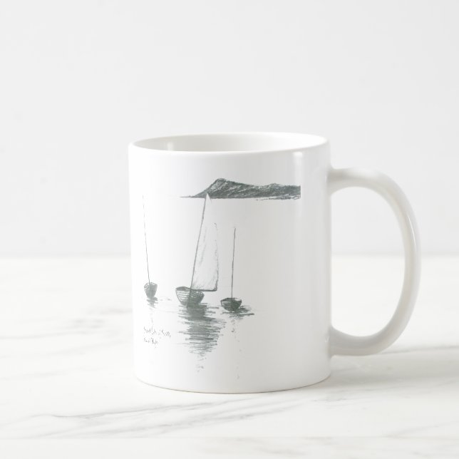 Beached, Isles of Scilly Coffee Mug (Right)