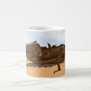 Beached Shipwreck Coffee Mug