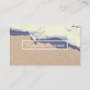 beached wave loyalty program card