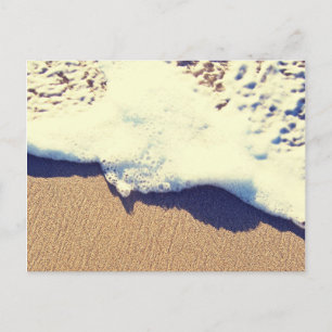 beached wave postcard