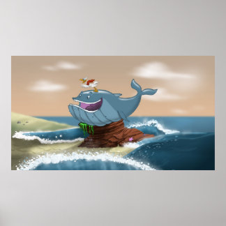 Beached Whale Print