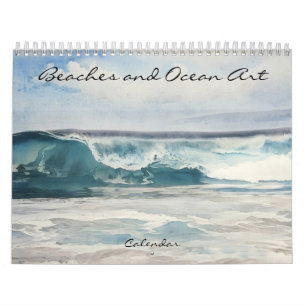 Beaches and Oceans Photographic Art Calendar