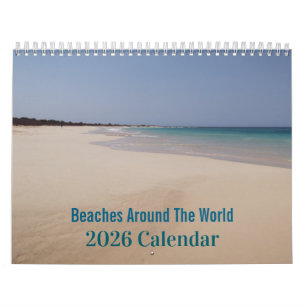 Beaches Around The World 2026 Calendar