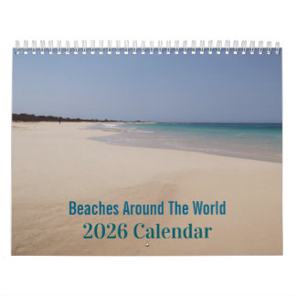 Beaches Around The World 2026 Calendar