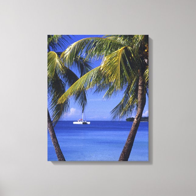 Beaches at Negril, Jamaica 2 Canvas Print (Front)
