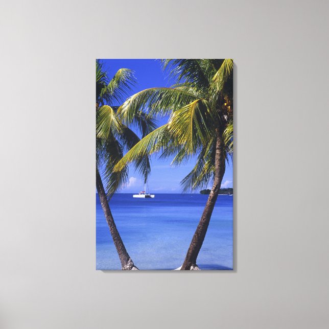 Beaches at Negril, Jamaica 2 Canvas Print (Front)
