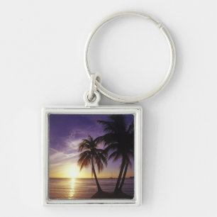 Beaches at Negril, Jamaica 3 Key Ring