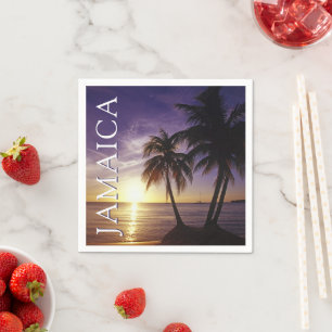Beaches at Negril Jamaica Napkin