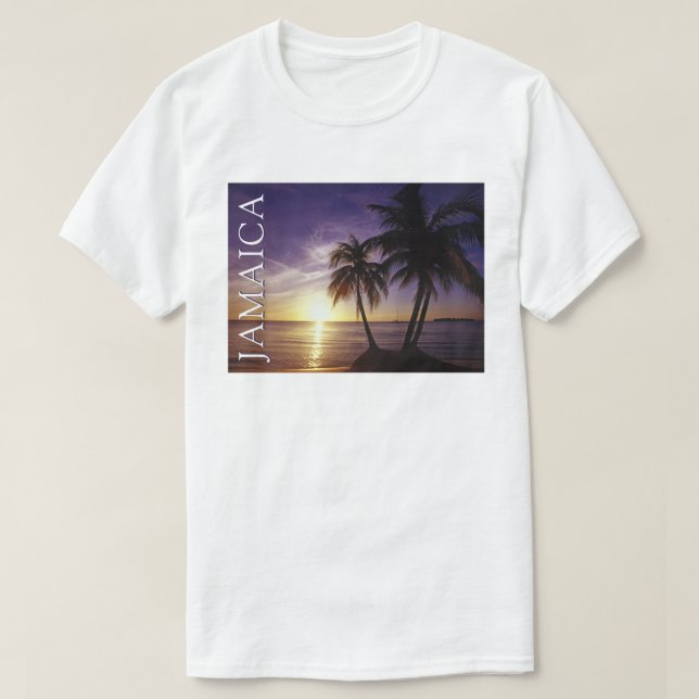 Beaches at Negril Jamaica T-Shirt (Design Front)
