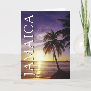 Beaches at Negril Jamaica   Thank You Card