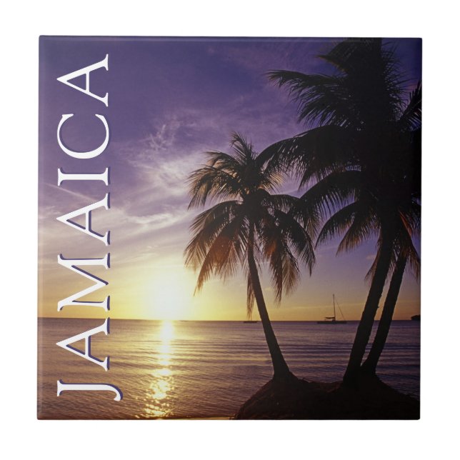 Beaches at Negril Jamaica Tile (Front)