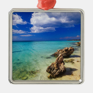 Beaches, Barahona, Dominican Republic, 3 Metal Tree Decoration