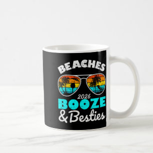 Beaches booze besties girls trip 2026 florida coffee mug