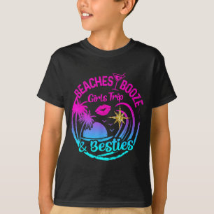 Beaches booze besties girls trip 2026 florida T-Shirt