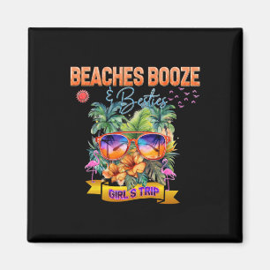 Beaches Booze Besties Myrtle Beach South Carolina  Magnet