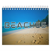 Beaches Collection Wall Calendar
