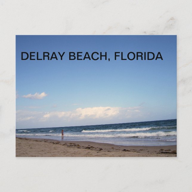 BEACHES OF DELRAY BEACH POSTCARD (Front)