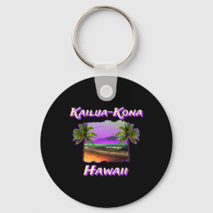 Beaches Of Kailua-kona Hawaii 1  Key Ring