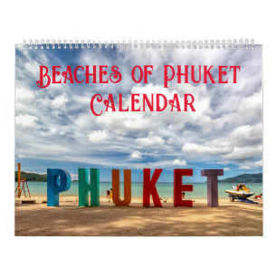 Beaches of Phuket, Thailand Calendar