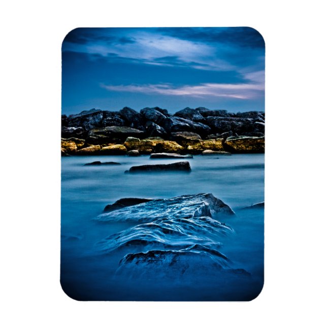 Beaches Park Breakwall 4 Magnet (Vertical)