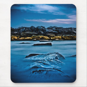 Beaches Park Breakwall 4 Mouse Mat