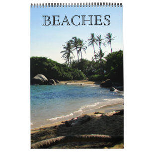 beaches photography calendar