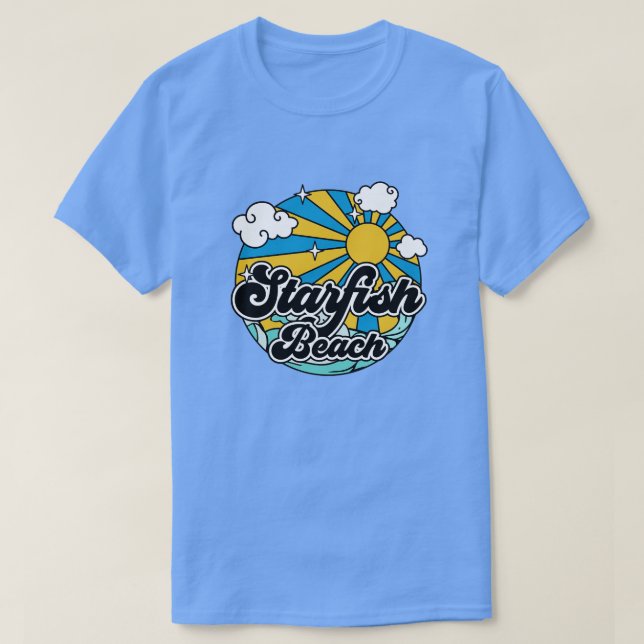 Beaches Starfish Beach T-Shirt (Design Front)