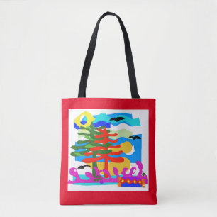 BEACHES - Sun & Surf- Australia - Red Tote Bag