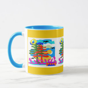 BEACHES - Sun & Surf - Australia - Yellow Mug