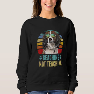 Beaching Not Teaching Nederlandse Kooikerhondje Do Sweatshirt