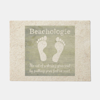 Beachologie Restoring Your Soul Footprint Door Mat