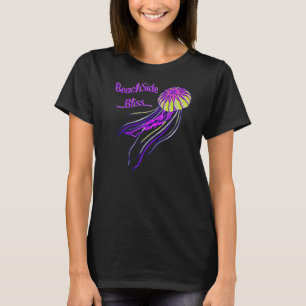 Beachside Bliss Tropical Jellyfish For Summer Vaca T-Shirt