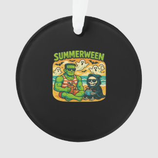 Beachside Boogeymen - Retro Summerween Vibes Class Ornament