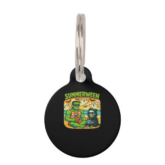 Beachside Boogeymen - Retro Summerween Vibes Class Pet Tag