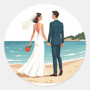 Beachside Love Sticker