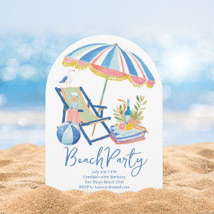 Beachside Party Invitation