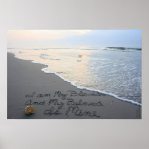 Beachwrite's Song of Solomon 6:3 Horizontal Poster