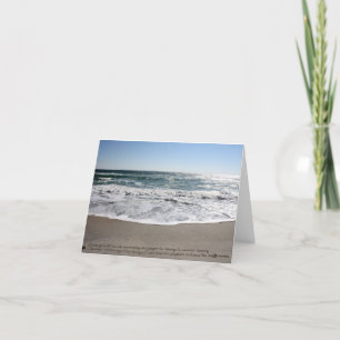 Beachwrite'sSerenity Prayer Card