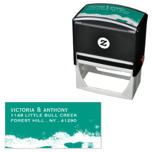 Beachy Abstract Self-inking Stamp