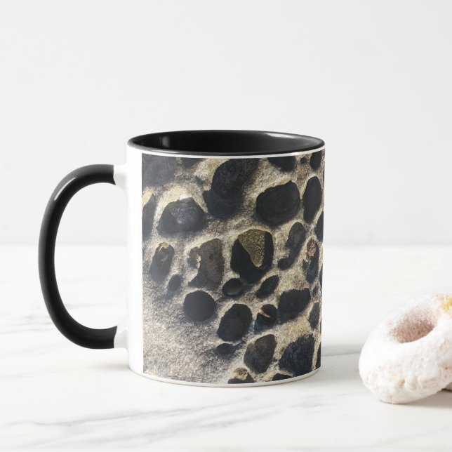 Beachy Bubbly Rocks  Mug (With Donut)
