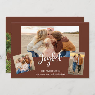 Beachy Collage Photo II Holiday Card