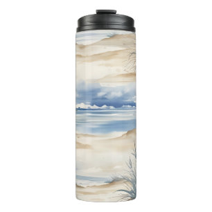 Beachy design "Nantucket" Thermal Tumbler