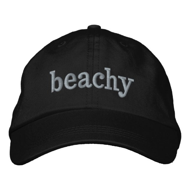 beachy embroidered hat (Front)