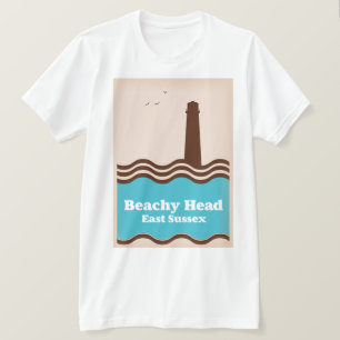 Beachy head East Sussex travel poster T-Shirt
