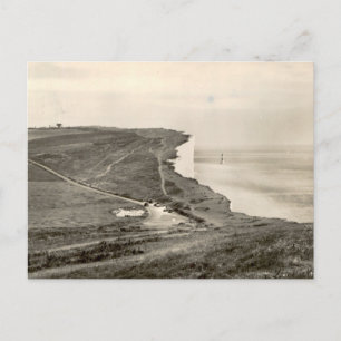 Beachy Head Eastbourne Vintage Coastal View Postcard