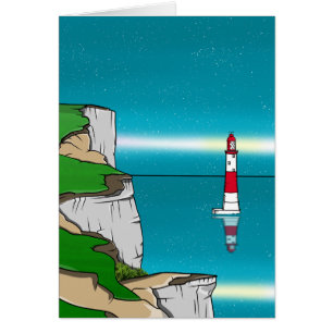 Beachy Head lighthouse and Cliff Top